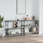 Mesa consola madera de ingeniería gris Sonoma 180x29x76,5 cm de , Mesas auxiliares - Ref: Foro24-835477, Precio: 77,69 €, Des...