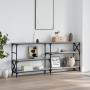 Mesa consola madera de ingeniería gris Sonoma 180x29x76,5 cm de , Mesas auxiliares - Ref: Foro24-835477, Precio: 78,67 €, Des...