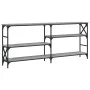 Mesa consola madera de ingeniería gris Sonoma 180x29x76,5 cm de , Mesas auxiliares - Ref: Foro24-835477, Precio: 77,69 €, Des...