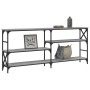 Mesa consola madera de ingeniería gris Sonoma 180x29x76,5 cm de , Mesas auxiliares - Ref: Foro24-835477, Precio: 78,67 €, Des...