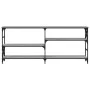 Mesa consola madera de ingeniería gris Sonoma 180x29x76,5 cm de , Mesas auxiliares - Ref: Foro24-835477, Precio: 77,69 €, Des...