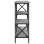 Mesa consola madera de ingeniería gris Sonoma 180x29x76,5 cm de , Mesas auxiliares - Ref: Foro24-835477, Precio: 77,69 €, Des...