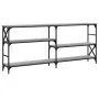 Mesa consola madera de ingeniería gris Sonoma 180x29x76,5 cm de , Mesas auxiliares - Ref: Foro24-835477, Precio: 77,69 €, Des...