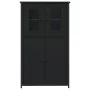 Hohes Sideboard Sperrholz schwarz 62x32x106,5 cm von , Sideboards - Ref: Foro24-834205, Preis: 113,95 €, Rabatt: %