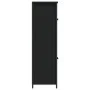 Hohes Sideboard Sperrholz schwarz 62x32x106,5 cm von , Sideboards - Ref: Foro24-834205, Preis: 113,95 €, Rabatt: %