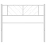 Cabecero de metal blanco 75 cm de , Cabeceros y pies de cama - Ref: Foro24-372254, Precio: 20,92 €, Descuento: %