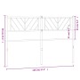 Cabecero de metal blanco 140 cm de , Cabeceros y pies de cama - Ref: Foro24-372261, Precio: 31,38 €, Descuento: %