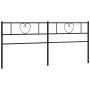 Cabecero de metal negro 193 cm de , Cabeceros y pies de cama - Ref: Foro24-355500, Precio: 32,50 €, Descuento: %