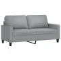 Sofá de 2 plazas de tela gris claro 140 cm de , Sofás - Ref: Foro24-359163, Precio: 202,22 €, Descuento: %