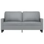Sofá de 2 plazas de tela gris claro 140 cm de , Sofás - Ref: Foro24-359163, Precio: 202,22 €, Descuento: %