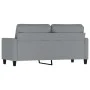 Sofá de 2 plazas de tela gris claro 140 cm de , Sofás - Ref: Foro24-359163, Precio: 202,22 €, Descuento: %