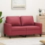 Two-seater red wine synthetic leather sofa, 120 cm by , Sofas - Ref: Foro24-359135, Price: 212,11 €, Discount: %