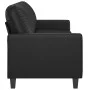 3-Sitzer-Sofa aus schwarzem Kunstleder 180 cm von , Sofas - Ref: Foro24-359142, Preis: 252,44 €, Rabatt: %