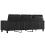 Sofá de 3 plazas de cuero sintético negro 180 cm de , Sofás - Ref: Foro24-359142, Precio: 252,44 €, Descuento: %