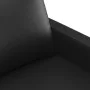 Sofá de 3 plazas de cuero sintético negro 180 cm de , Sofás - Ref: Foro24-359142, Precio: 252,44 €, Descuento: %