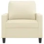 Cream synthetic leather armchair 60 cm by , Sofas - Ref: Foro24-359128, Price: 141,17 €, Discount: %