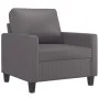 Juego de sofás con cojines 4 piezas cuero sintético gris de , Sofás - Ref: Foro24-3201405, Precio: 634,28 €, Descuento: %