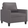 Juego de sofás con cojines 4 piezas cuero sintético gris de , Sofás - Ref: Foro24-3201405, Precio: 644,28 €, Descuento: %