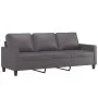 Juego de sofás con cojines 4 piezas cuero sintético gris de , Sofás - Ref: Foro24-3201405, Precio: 634,28 €, Descuento: %