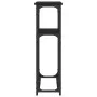 Black engineered wood console table 90x22.5x75 cm by , Side tables - Ref: Foro24-834090, Price: 42,64 €, Discount: %