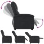 Sillón reclinable eléctrico elevable cuero auténtico negro en Sillones | Comprar online en Foru.es