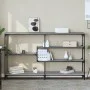 Mesa consola madera contrachapada gris Sonoma 160x32x95 cm de , Mesas auxiliares - Ref: Foro24-833958, Precio: 87,80 €, Descu...