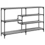 Mesa consola madera contrachapada gris Sonoma 160x32x95 cm de , Mesas auxiliares - Ref: Foro24-833958, Precio: 87,80 €, Descu...