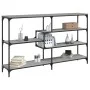 Mesa consola madera contrachapada gris Sonoma 160x32x95 cm de , Mesas auxiliares - Ref: Foro24-833958, Precio: 87,80 €, Descu...