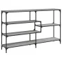 Mesa consola madera contrachapada gris Sonoma 160x32x95 cm de , Mesas auxiliares - Ref: Foro24-833958, Precio: 87,80 €, Descu...