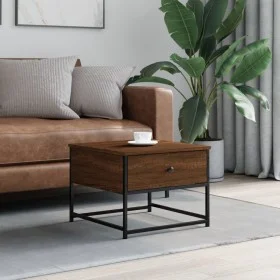 Couchtisch aus Holzwerkstoff braune Eiche 51x51x40 cm von , Couchtisch - Ref: Foro24-833979, Preis: 39,47 €, Rabatt: %