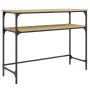 Engineered wood Sonoma oak console table 100x35.5x75 cm by , Side tables - Ref: Foro24-834046, Price: 49,95 €, Discount: %