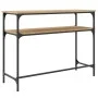 Engineered wood Sonoma oak console table 100x35.5x75 cm by , Side tables - Ref: Foro24-834046, Price: 49,95 €, Discount: %