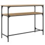 Mesa consola madera de ingeniería roble Sonoma 100x35,5x75 cm de , Mesas auxiliares - Ref: Foro24-834046, Precio: 50,49 €, De...