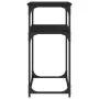 Mesa consola madera de ingeniería negra 100x35,5x75 cm de , Mesas auxiliares - Ref: Foro24-834065, Precio: 51,78 €, Descuento: %