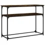Konsolentisch Holzwerkstoff Eiche geräuchert 100x35,5x75 cm von , Seitentische - Ref: Foro24-834067, Preis: 49,05 €, Rabatt: %