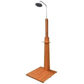 Ducha de jardín de madera maciza eucalipto y acero de vidaXL, Accesorios para piscinas y spa - Ref: Foro24-41770, Precio: 182...