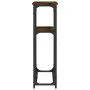 Mesa consola madera de ingeniería roble ahumado 90x22,5x75 cm de , Mesas auxiliares - Ref: Foro24-834092, Precio: 40,90 €, De...