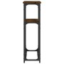 Mesa consola madera de ingeniería roble ahumado 90x22,5x75 cm de , Mesas auxiliares - Ref: Foro24-834092, Precio: 41,44 €, De...