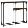 Mesa consola madera de ingeniería roble ahumado 90x22,5x75 cm de , Mesas auxiliares - Ref: Foro24-834092, Precio: 40,90 €, De...