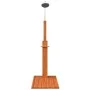 Garden shower made of solid eucalyptus wood and steel by vidaXL, Pool and spa accessories - Ref: Foro24-41770, Price: 182,61 ...
