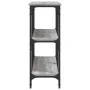 Mesa consola madera de ingeniería gris Sonoma 150x29x75 cm de , Mesas auxiliares - Ref: Foro24-834108, Precio: 82,10 €, Descu...