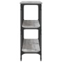 Mesa consola madera de ingeniería gris Sonoma 150x29x75 cm de , Mesas auxiliares - Ref: Foro24-834108, Precio: 83,41 €, Descu...
