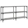 Mesa consola madera de ingeniería gris Sonoma 150x29x75 cm de , Mesas auxiliares - Ref: Foro24-834108, Precio: 82,10 €, Descu...