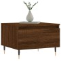 Mesa de centro madera de ingeniería marrón roble 50x46x35 cm de , Mesas de centro - Ref: Foro24-830858, Precio: 38,12 €, Desc...
