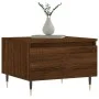 Mesa de centro madera de ingeniería marrón roble 50x46x35 cm de , Mesas de centro - Ref: Foro24-830858, Precio: 37,74 €, Desc...