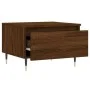 Mesa de centro madera de ingeniería marrón roble 50x46x35 cm de , Mesas de centro - Ref: Foro24-830858, Precio: 37,74 €, Desc...