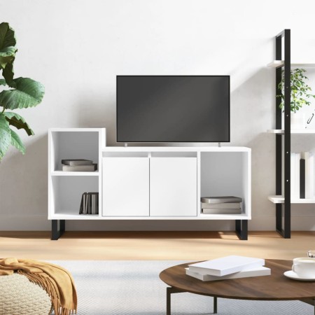 Mueble para TV madera contrachapada blanco 100x35x55 cm de , Muebles TV - Ref: Foro24-831324, Precio: 64,38 €, Descuento: %
