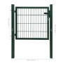 Puerta de vallado de acero verde 105x150 cm de vidaXL, Puertas de jardín - Ref: Foro24-142028, Precio: 167,03 €, Descuento: %