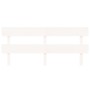Cabecero de cama madera maciza de pino blanco 184x3x81 cm de , Cabeceros y pies de cama - Ref: Foro24-819086, Precio: 45,27 €...