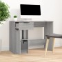 Escritorio de madera contrachapada gris Sonoma 100x50x75 cm de , Escritorios - Ref: Foro24-817127, Precio: 95,42 €, Descuento: %